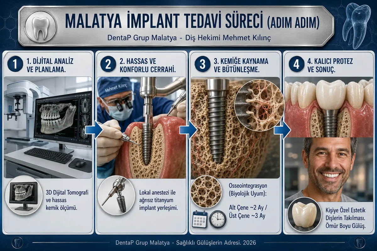 Malatya İmplant Tedavi Süreci - DentaP Grup